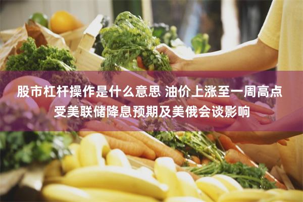 股市杠杆操作是什么意思 油价上涨至一周高点 受美联储降息预期及美俄会谈影响